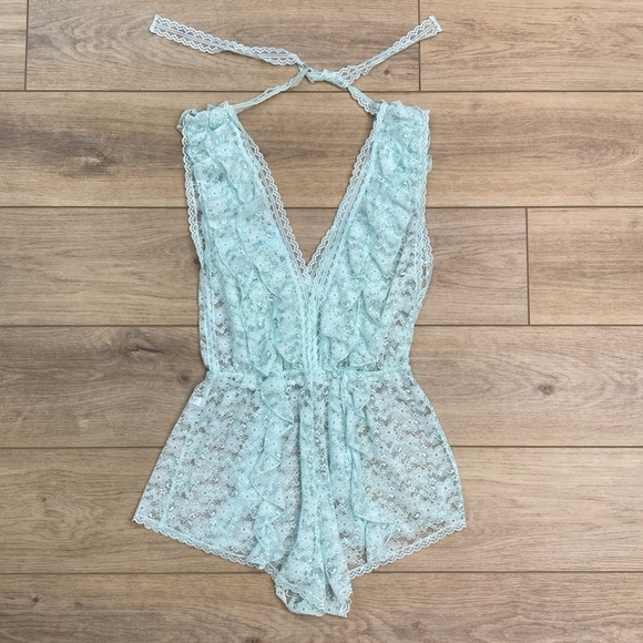Betsey Johnson Lingerie Lace Romper‎ Coquette - Picture 4 of 11